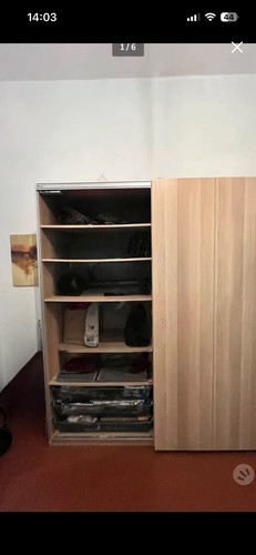 Armadio legno beige - in, ante